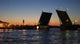 White Night Drawbridge St Wall Decal
