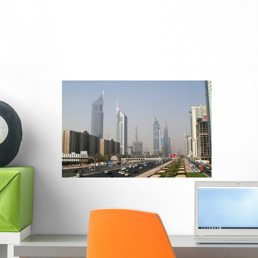Dubai Sheik Zayed Road Wall Decal
