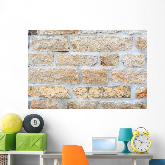 Sandstone Brick Wall - Wall Decal
