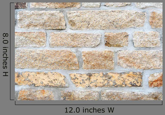 Sandstone Brick Wall - Wall Decal