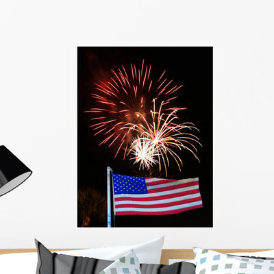 Fireworks 47-1 Wall Decal shown on a wall