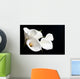 White Calla Lily Black Wall Decal