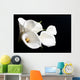 White Calla Lily Black Wall Decal