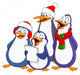Caroling Penguins Wall Decal
