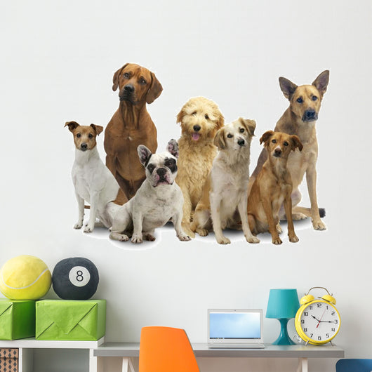 Dog Group Pet Wall Decal