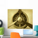 Artificially Aged Photo Airplane Wall Decal