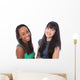 Laughing Teenage Girls African Wall Decal