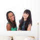 Laughing Teenage Girls African Wall Decal