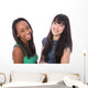 Laughing Teenage Girls African Wall Decal