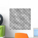 Large Sheet Grey Steel Wall Decal