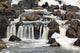 Closeup Potomac Falls with Wall Decal
