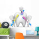 Kids Brushing Tooth Wall Decal