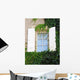 House Window with White Wall Decal