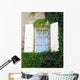 House Window with White Wall Decal