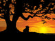 Silhouette Couple Love to Wall Decal