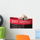 Christmas Puppy Wall Decal