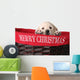 Christmas Puppy Wall Decal