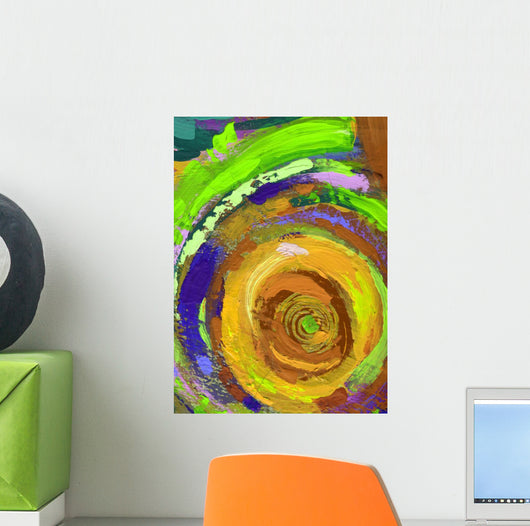 Painting Abstract Texture Wall Decal