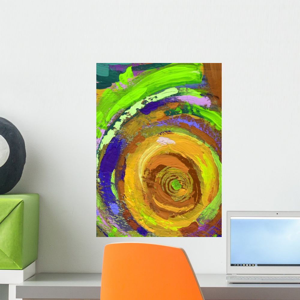 Painting Abstract Texture Wall Decal - WallMonkeys.com – Wallmonkeys