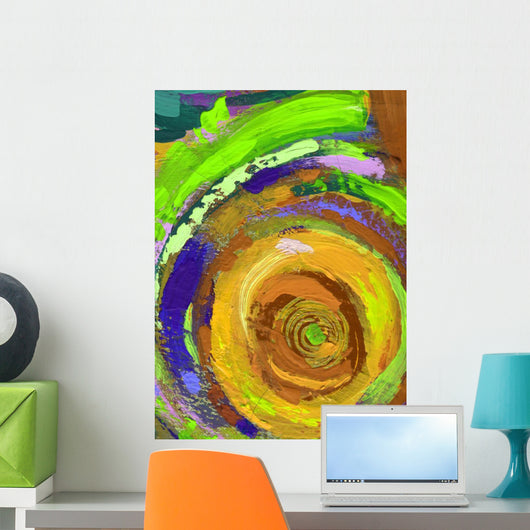 Painting Abstract Texture Wall Decal