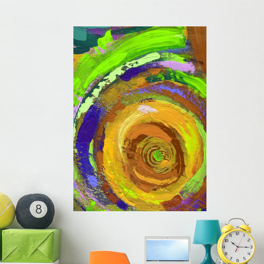 Painting Abstract Texture Wall Decal
