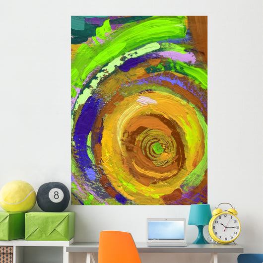 Painting Abstract Texture Wall Decal