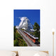 Matterhorn with Railroad and Wall Decal