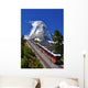 Matterhorn with Railroad and Wall Decal
