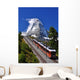 Matterhorn with Railroad and Wall Decal