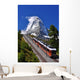 Matterhorn with Railroad and Wall Decal