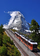 Matterhorn with Railroad and Wall Decal