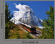 Matterhorn Railroad Train Wall Decal