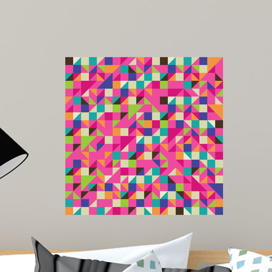 Colorful Illustration Mosaic Wall Decal