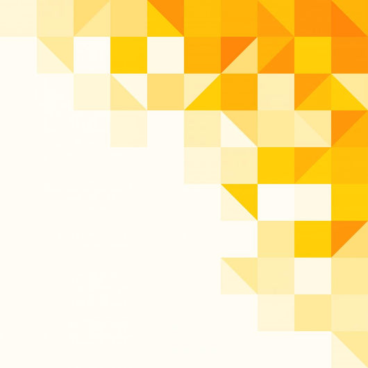 Yellow Abstract Pattern Wall Decal