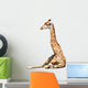Giraffe over White Wall Decal