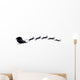 Santa Silhouette Wall Decal