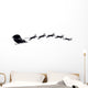Santa Silhouette Wall Decal