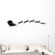Santa Silhouette Wall Decal