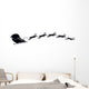 Santa Silhouette Wall Decal