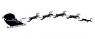 Santa Silhouette Wall Decal