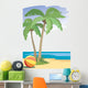 Palm Trees Beach Wall Decal