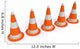 Five Traffic-cones Wall Decal