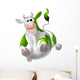 Mad Cow Green Wall Decal