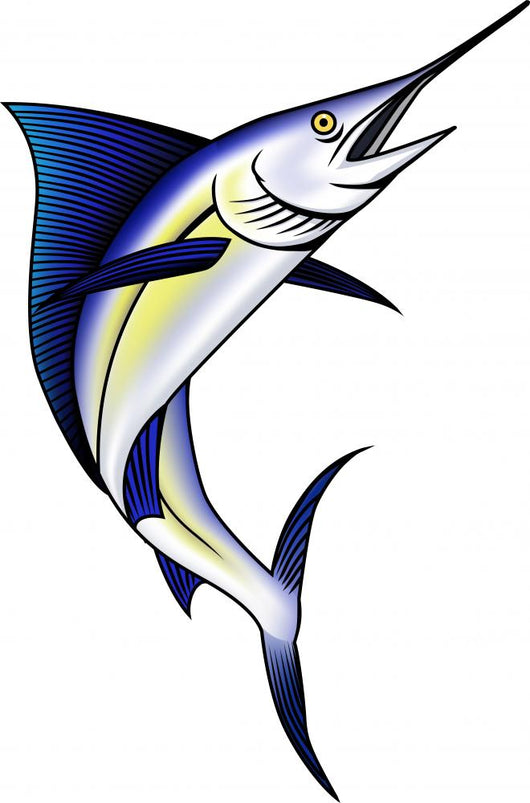 Marlin Fish Wall Decal