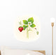 Strawberries Vector Illustration Realistic Wall Decal