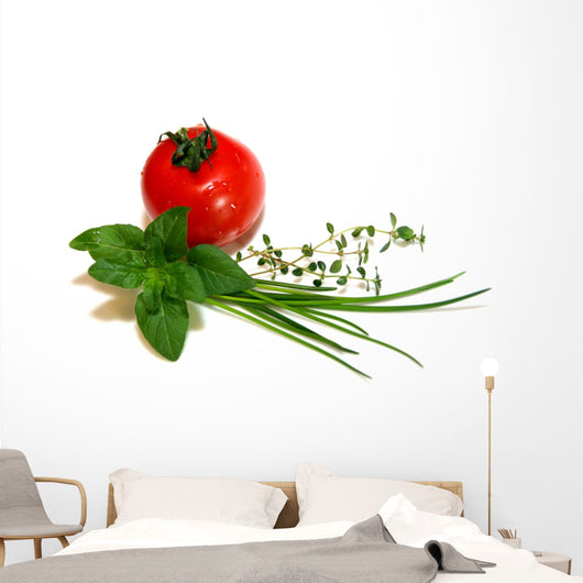 Tomato Herbs Wall Decal