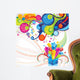 Abstract Magic Bix with Wall Decal