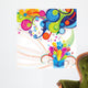 Abstract Magic Bix with Wall Decal