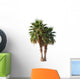 2 Palm Trees Exempted Wall Decal