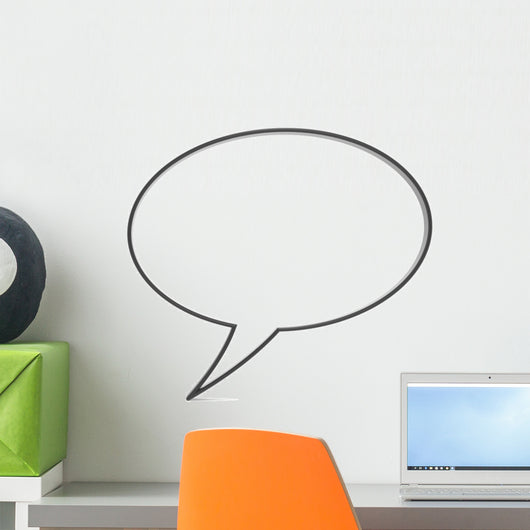 Speech Bubble Wall Decal
